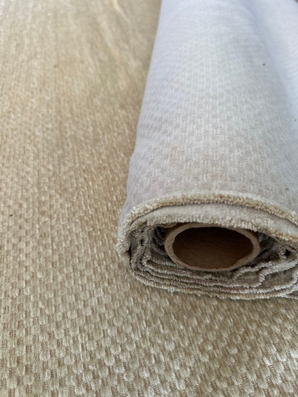 Upholstery Drapery Checkerboard Pattern Cotton Velour 1' x 54" Fabric